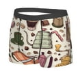 thumbnail image 2 of Kll Vintage Coffee Men'S Cotton Boxer Briefs Underwear-Large, 2 of 9