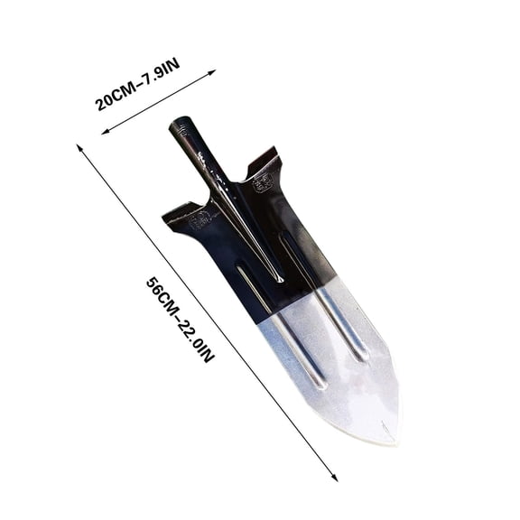 Momihoom Heavy Duty Trench Shovel, 48-inch Manganese Steel Pointed Garden and Irrigation Tool