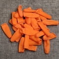 thumbnail image 3 of Guantes de látex para la punta de los dedos, antiestáticos, antideslizantes, desechables, naranja, guantes de protección para la punta de los dedos, S 100 unids/set Sweethay AF0051-01B, 3 of 7
