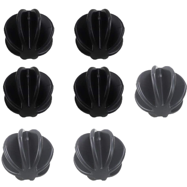 Bola agitadora de plástico, batidor de proteínas, bola agitadora, bebida deportiva, botella de proteína, bola vibratoria (7 piezas)