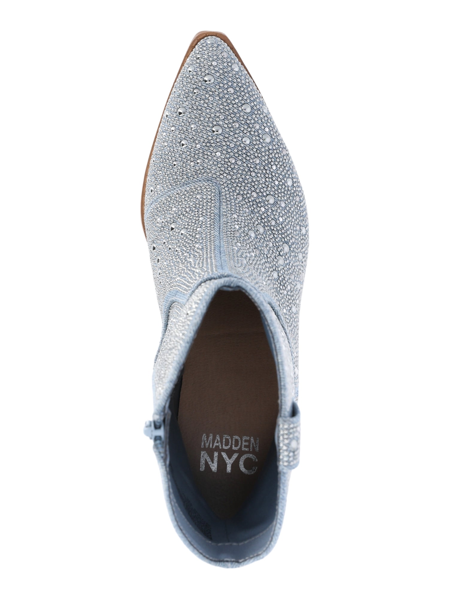 Madden NYC Women's Denim Bling Short Cowboy Boots, Sizes 6-11