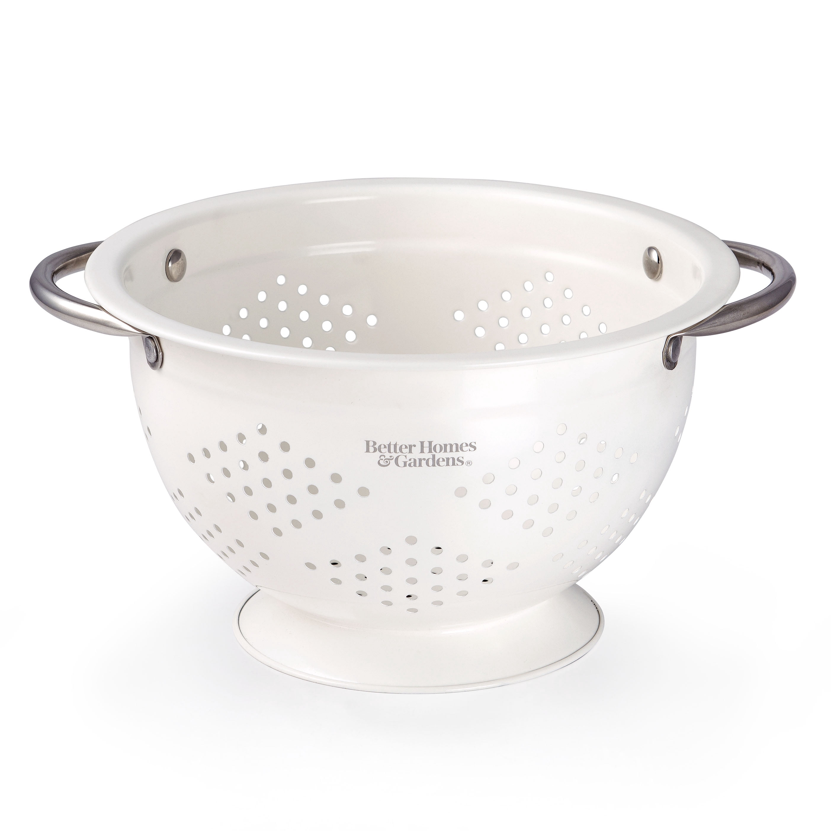 Better Homes & Gardens 2 Piece Colander Set White