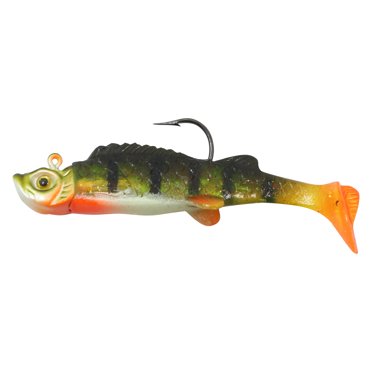 Northland Tackle Mimic Minnow Shad, Jig and Tail, Freshwater, Perch