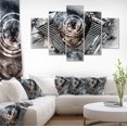 thumbnail image 1 of Motorcycle Engine Watercolor - Contemporary Canvas Art Print, 1 of 3