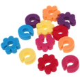 thumbnail image 1 of Reusable Silicone Wine Glass Markers 12pcs Set Party, Wedding & Event Drink Labels Creative Cup Charms for Goblets & Beverages, 1 of 5
