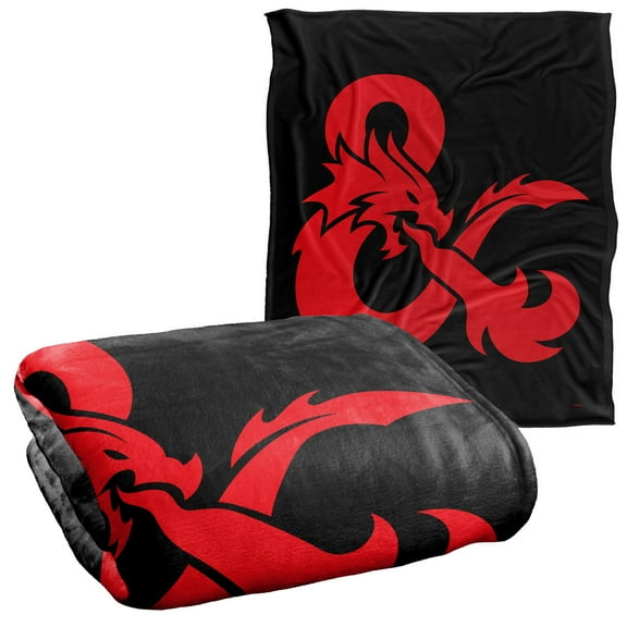 Dungeons and Dragons Ampersand Logo Silky Touch Super Soft Throw Blanket 50' x 60'