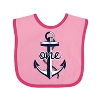 Inktastic 1st Birthday Anchor Boys or Girls Baby Bib