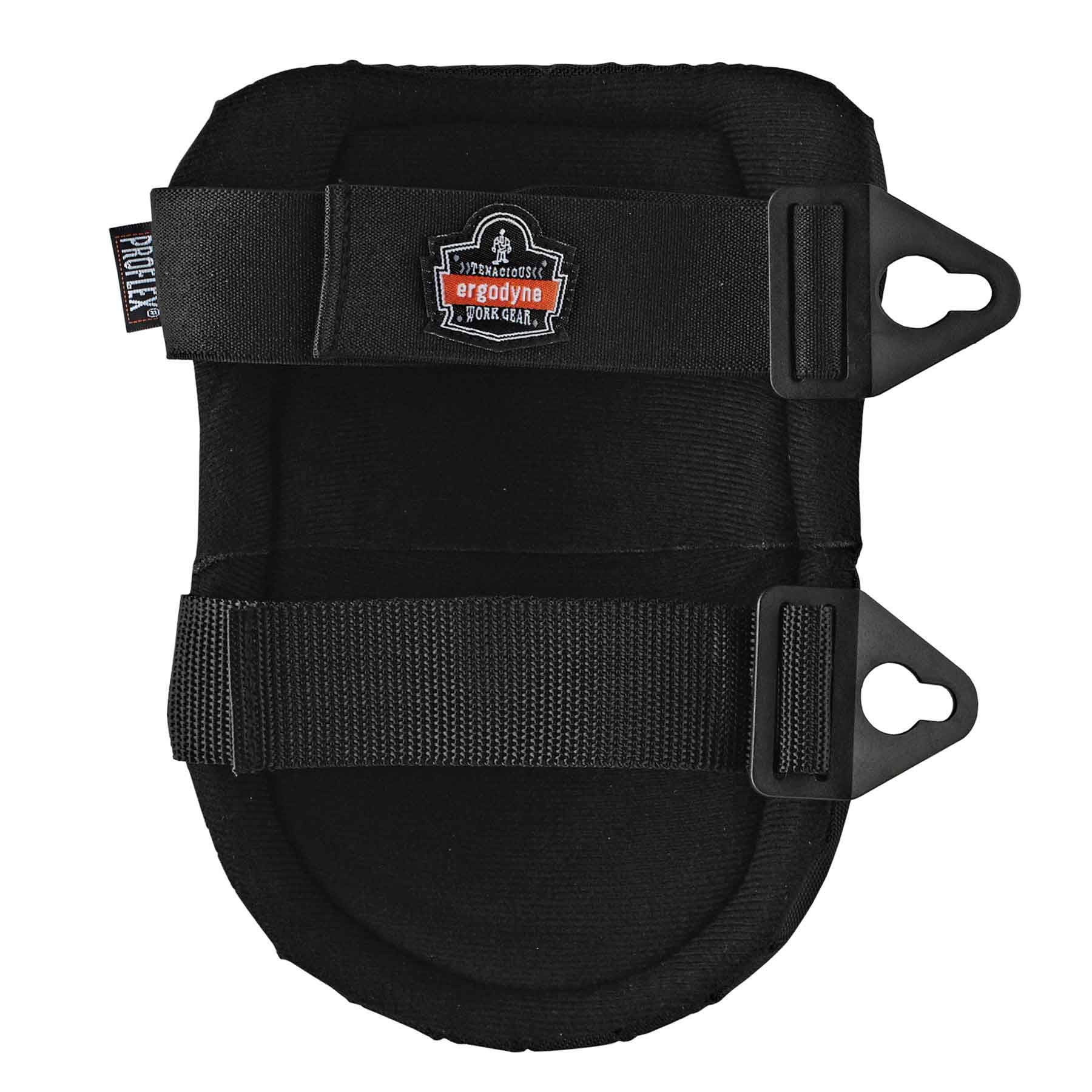 Ergodyne ProFlex 335 Slip Resistant Rubber Cap Knee Pads, Buckle Closure