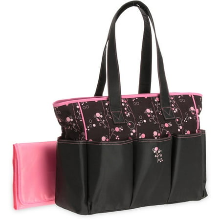 Graco Priscilla Collection 6 Pocket Tote Diaper Bag