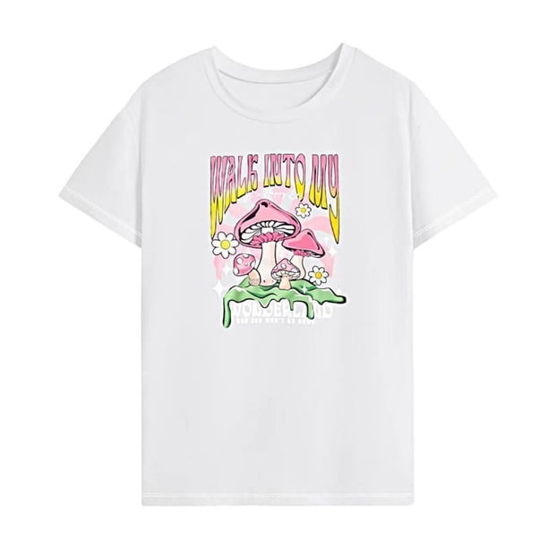 Camiseta de mujer con cuello redondo jinwen básica para viajes de trabajo deportes de calle S