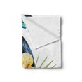 thumbnail image 2 of Tropical Animals Soft Flannel Fleece Throw Blanket, Toucan Bird Exotic Hibiscus and Orchids Flower Palm Plants Leaf Print, Cozy Plush for Indoor and Outdoor Use, 50" x 60", Multicolor, by Ambesonne, 2 of 5