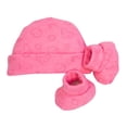 thumbnail image 3 of Mi Primer Set Baby Mink Gorrito y Zapatitos Niña, 3 of 6