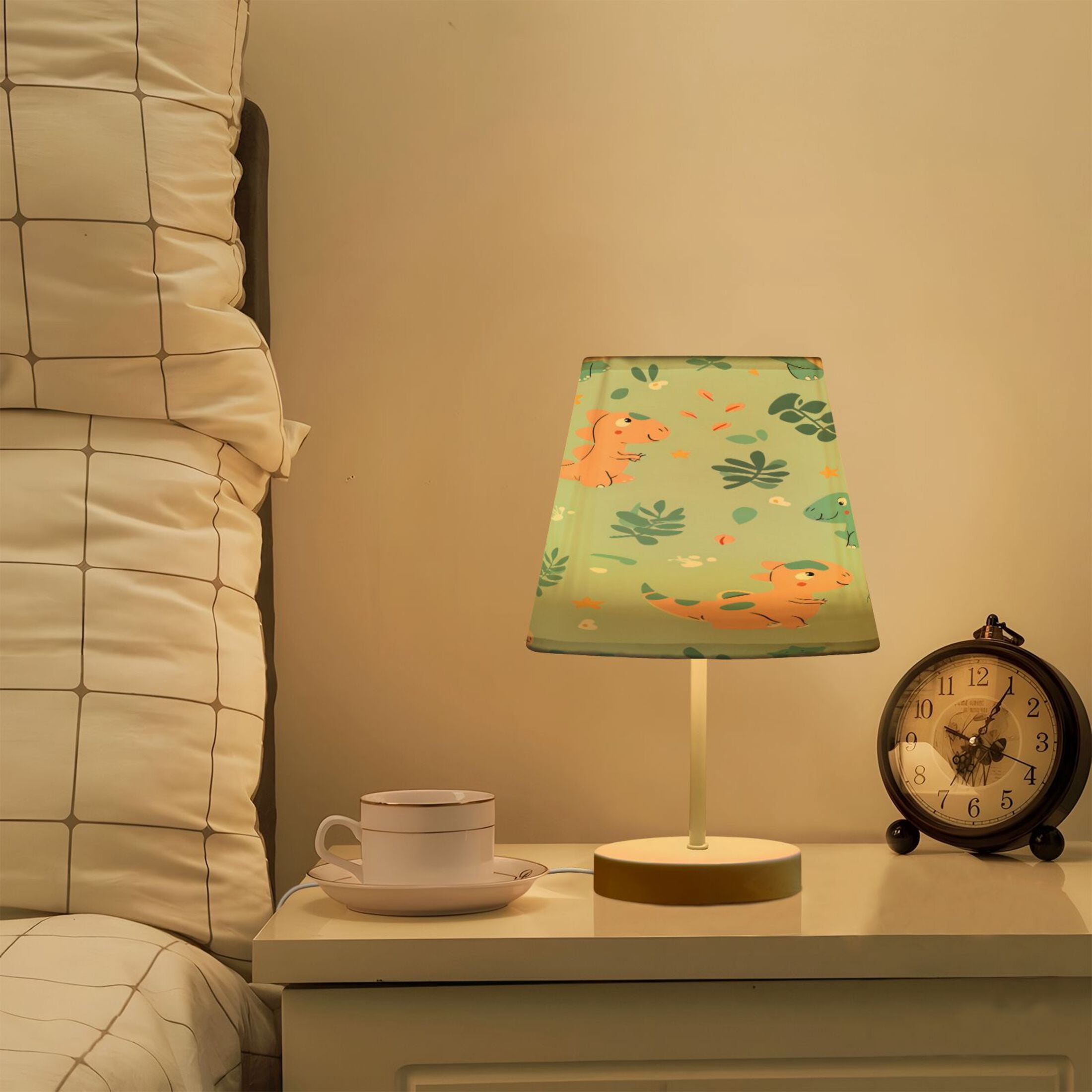 Table Lamp Medium 7.9x11.8 Inches Table Lamps Night Light Tools & Home Improvement Bedroom Lamp Guest Room Lamp Study Lamp Office Lamp Cute Dinosaur