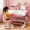 Pink #5, variant on Floseru Kids Functional Desk and Chair Set, Height Adjustable Children School Study Table Chair Set with Cartoon Pattern, Ergonomic Desk Chair with Large Writing Board, Bookshelf and Book Bucket