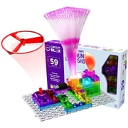 E-Blox: Circuit Blox: BYO Fan Launch Light Show - 59 Projects, Build Your Own LED Brick Kit, Fun Electrical Circuit Activities, DIY STEM, Kids Ages 8+