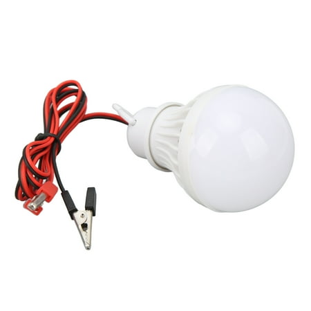 

LED Camping Tent Lantern Plastic Outdoor Emergency Light Bulb with Hook for Hiking Fishing 12V 5W 2024 New