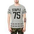 thumbnail image 1 of Staple Mens The Rush Graphic T-Shirt, Grey, XX-Large, 1 of 1