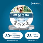 Seresto Flea & Tick Collar for Dogs Up to 18 lbs., Vet-Recommended, 8 Month Protection, 2-Pack