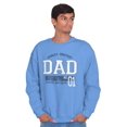 thumbnail image 3 of Fathers Day World's Greatest Dad No 1 Men's Crewneck Sweatshirt Brisco Brands S, 3 of 6