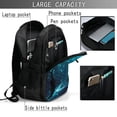 thumbnail image 4 of Disketp Futuristic Jet Ski Adventure Mochila de Viaje Estampada para Laptop con Puerto de Carga USB, Mochila Impermeable para Computadora – Regalo para Hombres y Mujeres, 4 of 7