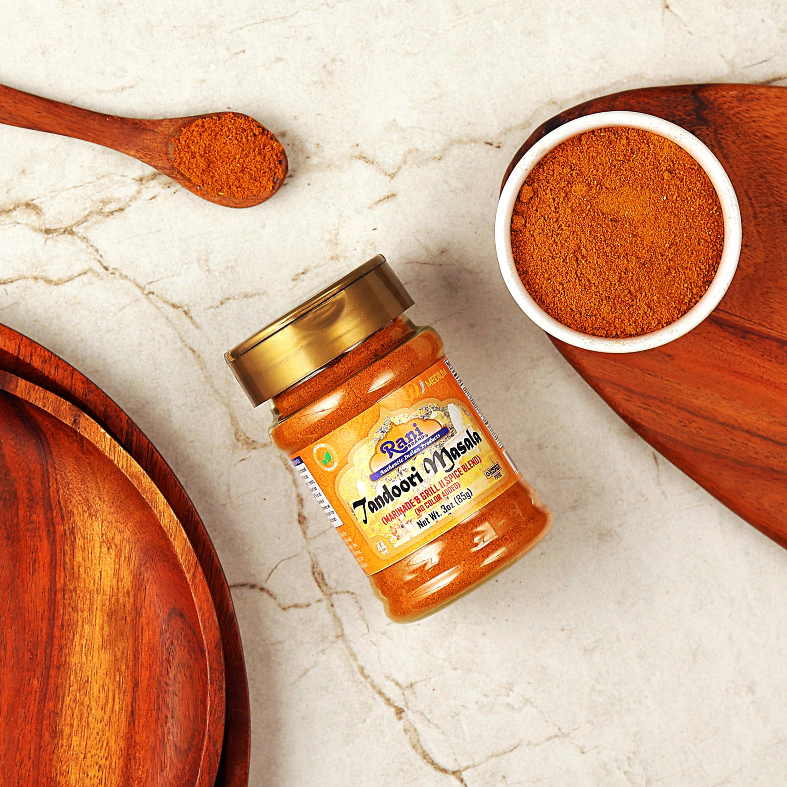 Rani Tandoori (Natural, No Added) Indian 11-Spice Blend 3oz (85g) PET Jar ~ Salt Free | Vegan | Gluten Friendly | NON-GMO | Indian - Walmart.com