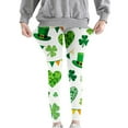 thumbnail image 5 of Cowsor Girls St Patrick's Day Printed Leggings Soft Stretch Comfortable Casual Pants For Daily Outdoor Wear, 5 of 7
