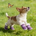 thumbnail image 4 of TIELUTT Protector Winter Boots For Small Cats Cozy Shoes with Hook & Loop Closure Warm Booties For Tiny on Cold Pavement Walking Outdoor, 4 of 4
