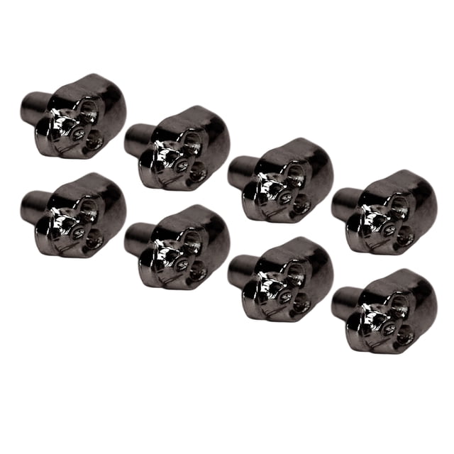 Skull Rivets, Fashionable 200 Sets Skull Prong Stud For Belts Gold,Silver,Silver Black