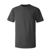 Ma Croix Mens Crew Neck T-Shirts Solid Short Sleeve Tee (X-Large, Charcoal)