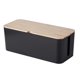 thumbnail image 1 of Caja de almacenamiento de alambre Sistema de soporte Organizador de enchufes de cable de alimentación Piezas Estuche de cable Administrador de línea Datos de escritorio, 1 of 6
