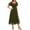 Army Green, variant on Women Dresses Xqxayjr Women's Smocked Midi Tulle Sundress Square Neck Flowy Tiered 2025 Summer Cocktail Holiday Vacation Dress Ruffle Puffy Short Sleeve Loose Wedding Guest Dresses