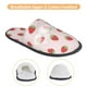 thumbnail image 3 of Fotbe Strawberry Pantuflas Peludas para Mujer con Estampado, Zapatillas de Peluche, Zapatos de Invierno para Casa, Uso Interior y Exterior-Medium, 3 of 8