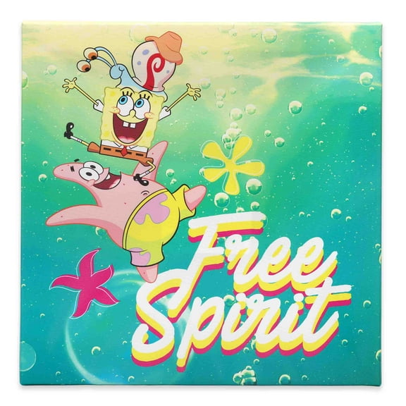 Nickelodeon Spongebob Squarepants, Patrick & Gary Canvas Wall Decor