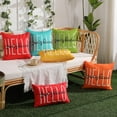 thumbnail image 6 of Outdoor Pillow Covers 20x20 Inch Set of 2 Hello Sunshine Decor Grass Green Waterproof Throw Pillow Covers Summer Outdoor Pillow Covers Decor for Patio Funiture Garden Sofa Couch 020E20, 6 of 6