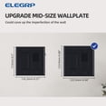 thumbnail image 6 of Wall Plate Midsize Decorator/Rocker, Black,2 Gang(10-Pack), 6 of 7