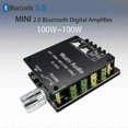 thumbnail image 3 of -1002L MINI Bluetooth 5.0 DC 5-24V Wireless Audio Digital Power Amplifier Stereo Board 100Wx2 Bluet, 3 of 5