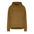 thumbnail image 4 of HAiming Womens Oversized Hoodies Solid Color Long Sleeve Pullover Tops 2025 Fall Casual Loose Sweatshirts with Pocket, 4 of 7