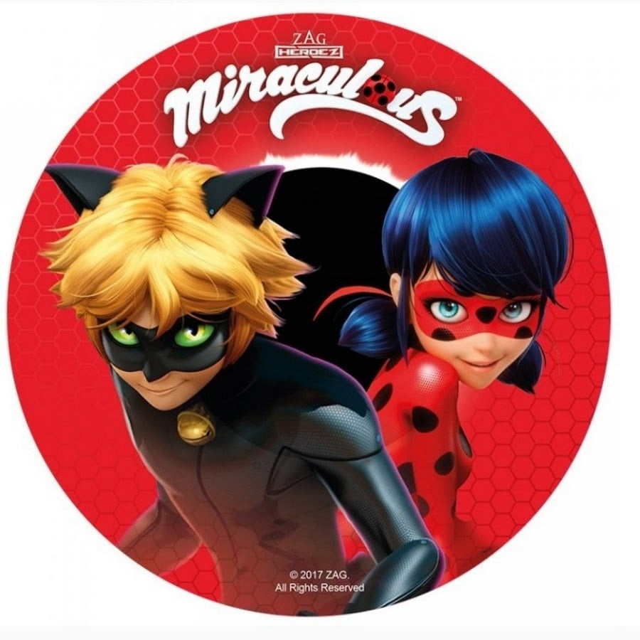 Party Supplies Miraculous Ladybug And Cat Noir Edible Image
