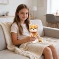thumbnail image 3 of Mini gato de peluche de algodón PP, suave y realista, de tamaño de bolsillo, adorable peluche, lavable, para niños a partir de 3 años, compañero de viaje y juego imaginativo, 3 of 5