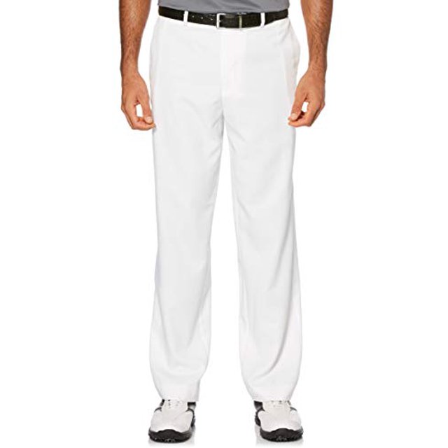 PGA TOUR Men's Flat Front Golf Pant with Expandable Waistband, Bright