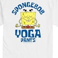 thumbnail image 3 of SpongeBob SquarePants - SpongeBob Yoga Pants - Men's Short Sleeve Graphic T-Shirt, 3 of 6