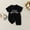 Black, variant on Generic Newborn Baby Boy Romper Brother Letter Embroidery Short Sleeve Romper Jumpsuit One Piece Infant Clothes for 0-18 Months