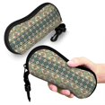 thumbnail image 5 of Zufioo Traditional Tribal Aztec1 Print Sunglasses Case Tactical Zipper Sunglasses Carrying Case for Men Women, 5 of 6