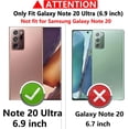 thumbnail image 2 of for Note 20 Ultra Case,with Camera Lens Cover HD Screen Protector,[Military Grade] Ring Car Mount Kickstand Hybrid Hard PC Soft TPU Shockproof Protective Case for Galaxy Note 20 Ultra, Black, 2 of 8