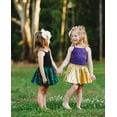 thumbnail image 2 of Girls Novelty Circle Skirt | Fuchsia Mermaid Sparkle, 2 of 6
