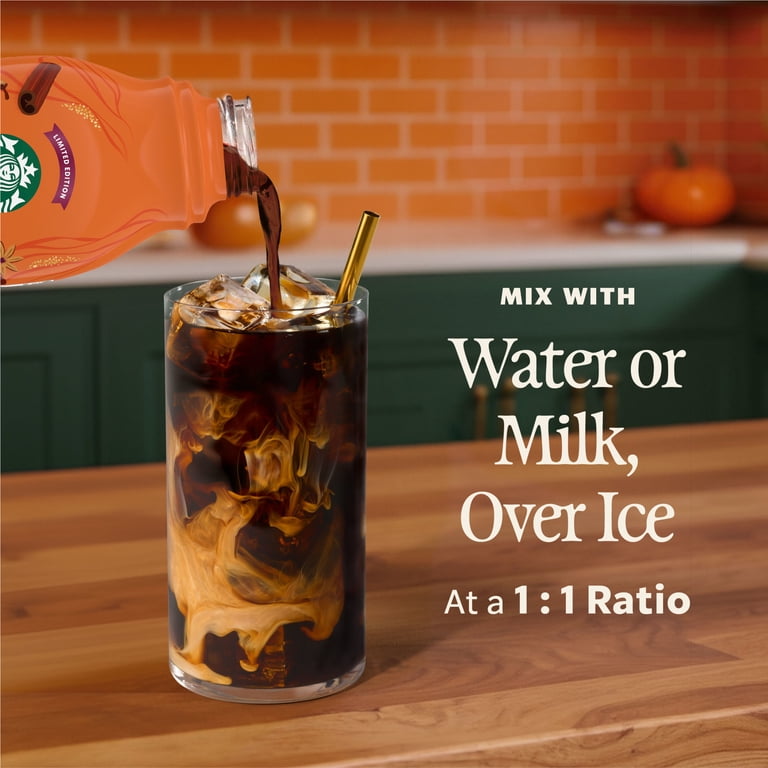 Starbucks Cold Brew Coffee Concentrate, 32 fl oz, Pumpkin Spice