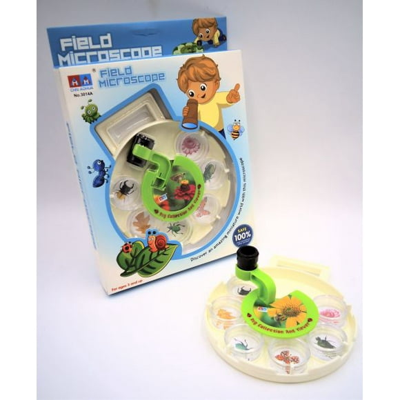 TODDLER TOYS Multi-compartment Bug Cage With Microscope Magnify Lens
