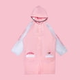 thumbnail image 5 of REORIAFEE Clear Raincoat Attractive and Endearing Graphic Rain Jacket with Hood and Sleeves Rainproof Rainwear Portable Drawstring Rain Slicker Reusable Lightweight for Outdoor Activities, 5 of 5