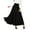 Black, variant on CAICJ98 Maxi Skirts for Women Skirts for Women Long Skirts for Women Bohemian Skirts Womens Skirts Ankle Length Womens Skirts Plus Size Jean Skirt Yellow,XL