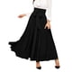 thumbnail image 1 of Gibobby faldas para mujer corta Falda de cintura alta elegante para mujer Faldas largas plisadas con en la parte delantera(Negro， XL), 1 of 5